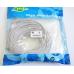Патч-корд литий, UTP, RJ45, Cat.5e, 25m, сірий