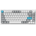 Клавіатура бездротова GamePro Asgard Yord Keychron Super Red Switch White (MK266WH)