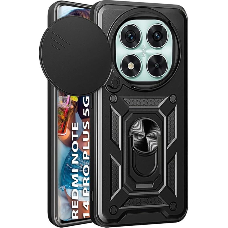 Чохол-накладка BeCover Military для Xiaomi Redmi Note 14 Pro Plus 5G Black (712871)
