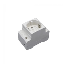 Розетка ELM SO-10E-DIN із заземленням на DIN-рейку 16A Біла (41-0023)