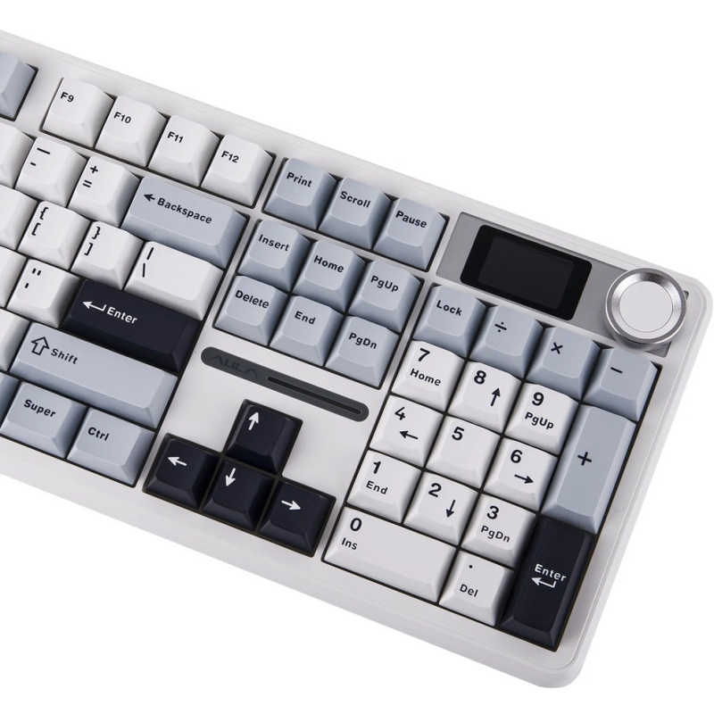 Клавіатура бездротова Aula F108 Pro White (6978080501318)