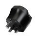 Адаптер Essager EU - UK (F/M) Black (ECTZH-YCC01-Z)