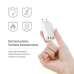 Мережевий зарядний пристрій ColorWay GaN Mini 65W PD Port PPS USB (USB-2C1A) White (CW-CHS058PD-WT)
