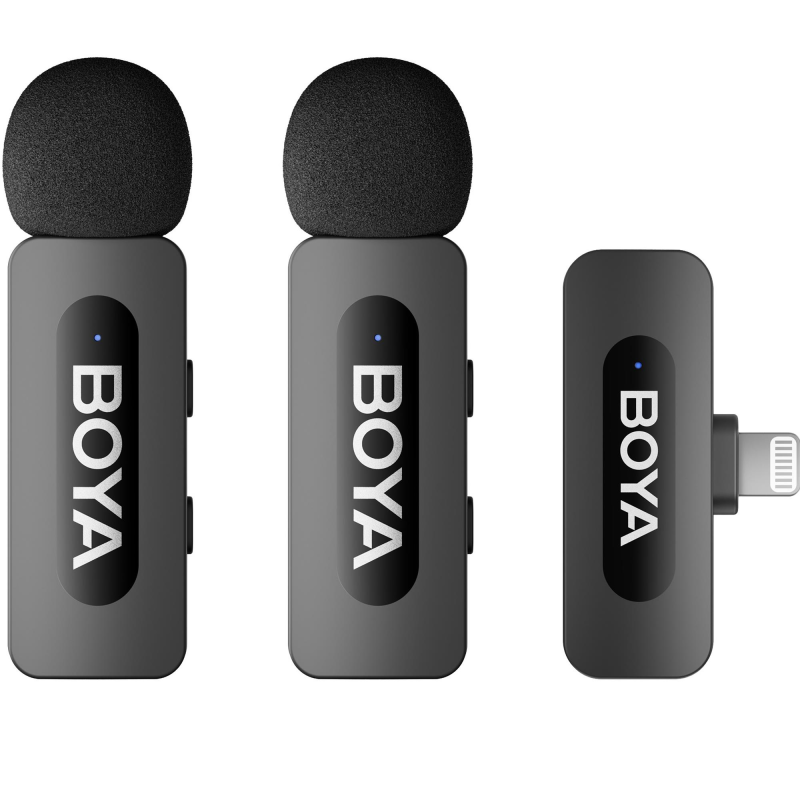 Мікрофон BOYA BY-V2 Lightning Black