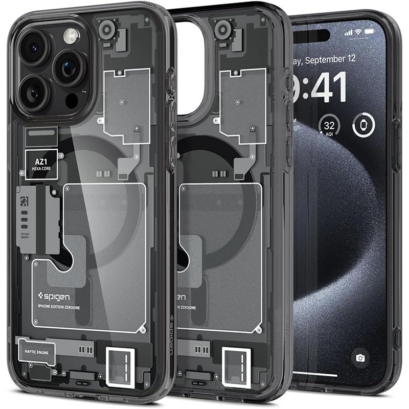 Чохол-накладка Spigen Ultra Hybrid MagFit для Apple iPhone 15 Pro Zero One (ACS06721)
