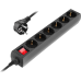Фільтр живлення REAL-EL RS-6 Protect M 1.8м Black (EL122300032)
