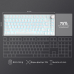 Клавіатура Ajazz AK820 Red Switch White USB-C (AK820-R-W)