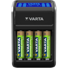 Мережевий зарядний пристрій Varta LCD Plug Charger + 4 х Ni-Mh AA 2100 mAh (57687101441)