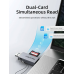 Картрідер Cabletime USB3.0 A + USB Type-C, SD/TF, 5Gbps (CD40G)