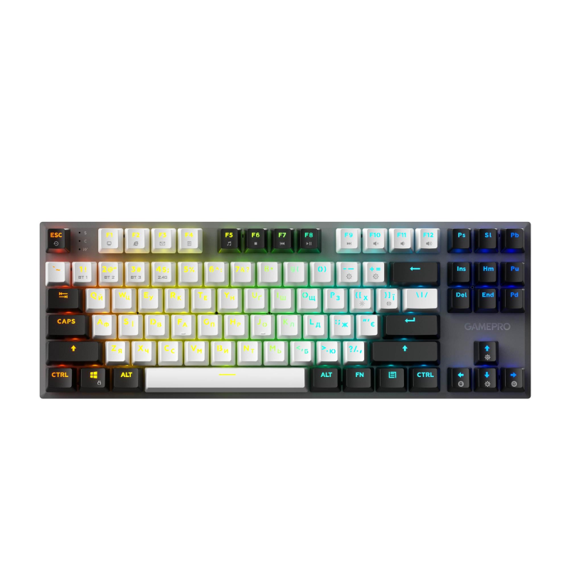 Клавіатура бездротова GamePro Genesis Joker Pro MK124G Pro Gray
