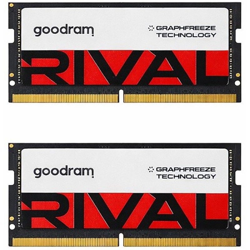 Модуль пам`ятi SO-DIMM DDR5 2x32GB/5600 Goodram Rival (GGEES5-56L40/64GDC)