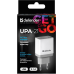 Мережевий зарядний пристрій Defender UPA-21 (1xUSB 2.1A) White (83571)