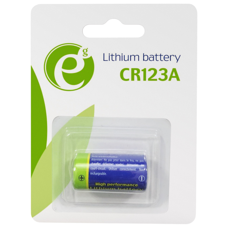 Батарейка EnerGenie Lithium CR123 BL 1 шт