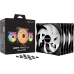 Вентилятор be quiet! Light Wings LX 140mm PWM 3-Pack Black (BL127)