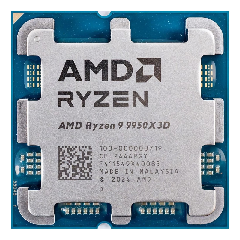 ПроцесорAMD Ryzen 9 9950X3D (4.3GHz 128MB 170W AM5) Tray (100-000000719)