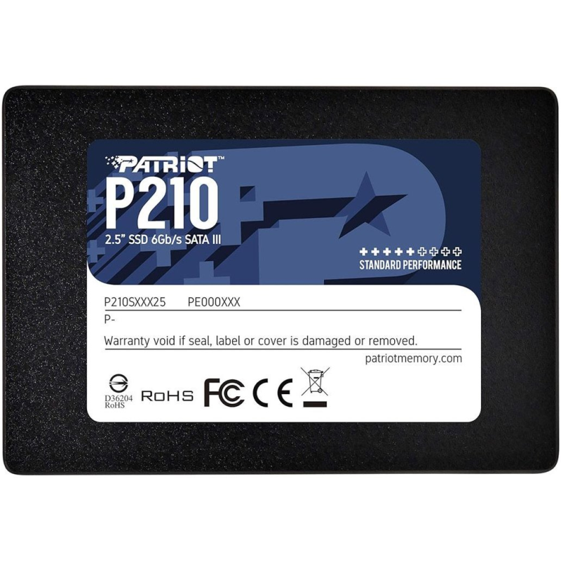 Накопичувач SSD 1TB Patriot P210 2.5" SATAIII TLC (P210S1TB25)
