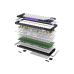Клавіатура бездротова Hator Hellyberry HK60 Wireless White/Violet