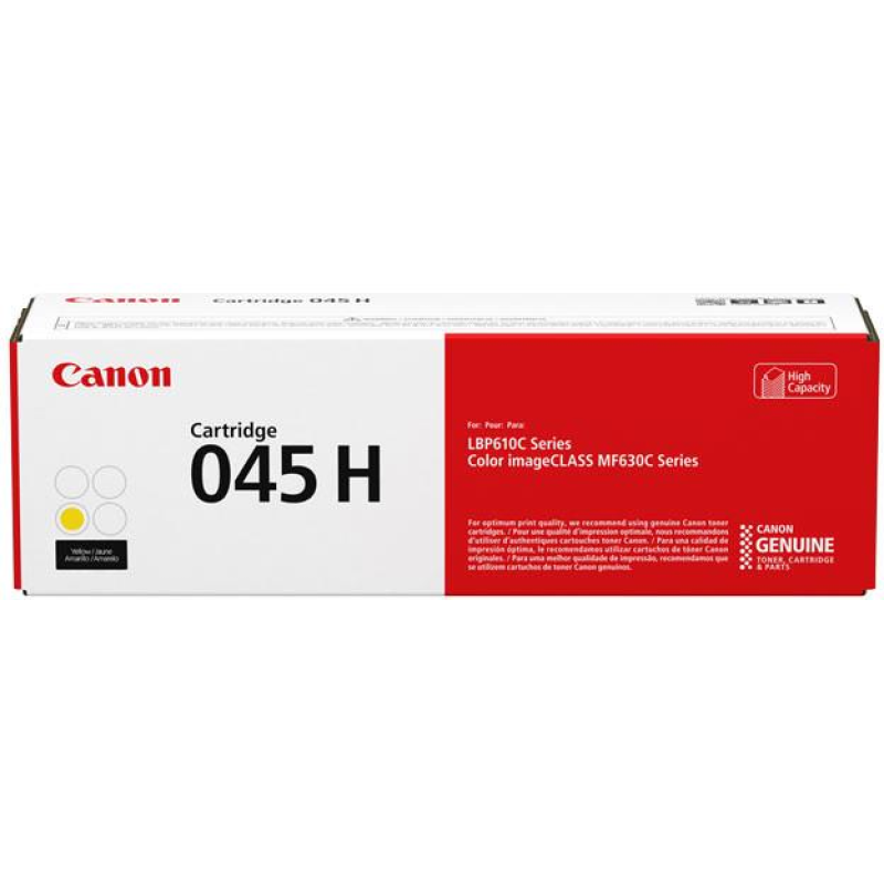 Картридж Canon 045H MF610/630 Yellow (1243C002)