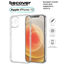 Чохол-накладка BeCover для Apple iPhone 12 Transparancy (705363)
