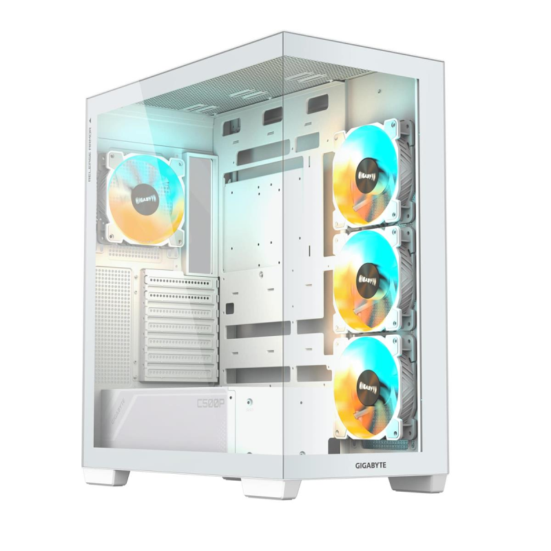 Корпус Gigabyte Aorus C500 Panoramic Stealth Tempered Glass Ice без БЖ (GB-C500PI ST)