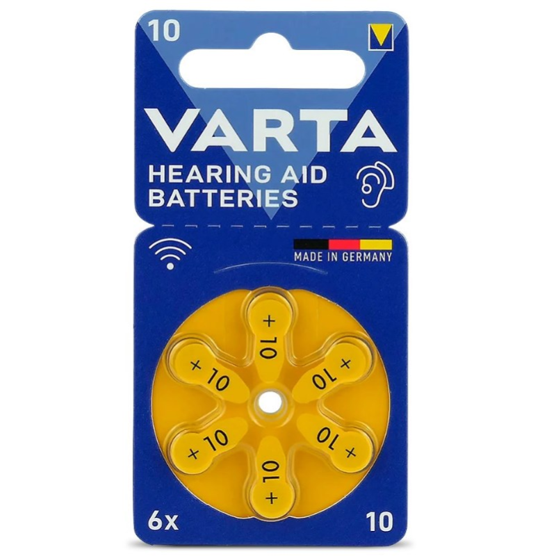 Батарейка Varta 10 PR70 BL 6 шт. (для слухових апаратів)