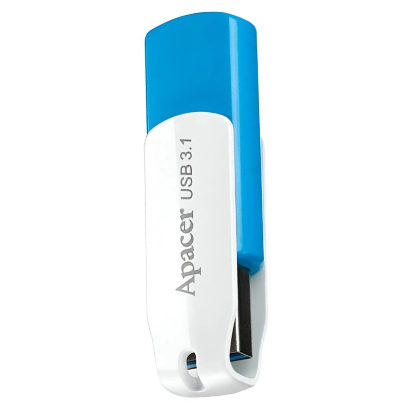 Флеш-накопичувач USB3.2 128GB Apacer AH357 Blue/White (AP128GAH357U-1)