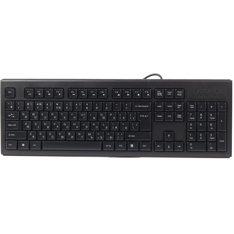 Клавiатура A4tech KR-83 Black