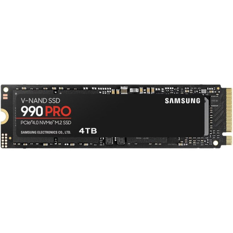Накопичувач SSD  4ТB Samsung 990 PRO M.2 2280 PCIe 4.0 x4 NVMe V-NAND TLC (MZ-V9P4T0BW)
