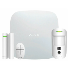 Комплект охоронної сигналізації Ajax StarterKit Cam HDR (8EU) UA White