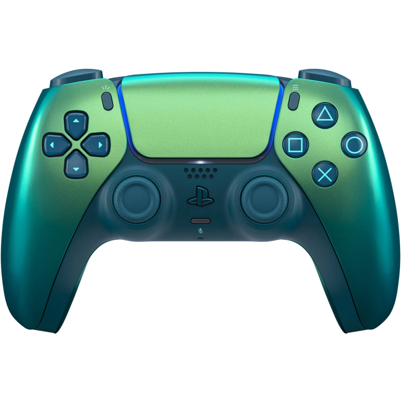 Геймпад бездротовий Sony PlayStation 5 DualSense Chrome Teal (1000050603)