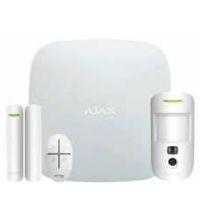 Комплект охоронної сигналізації Ajax StarterKit Cam Plus HDR ECG (8EU) UA White