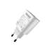 Мережевий зарядний пристрій Sigma mobile X-power 33W GaN, PD, QC (1xUSB-C + 1xUSB-A) White (PS33-01)