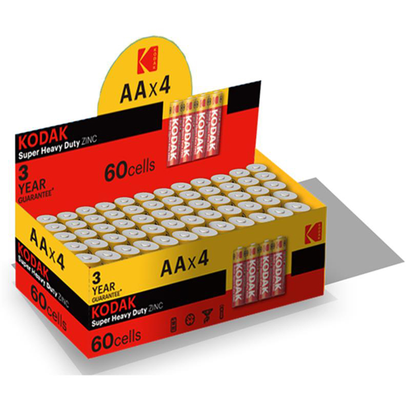 Батарейка Extra Heavy Duty AA/R06 уп. 4шт, коробка