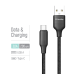Кабель ColorWay USB - USB Type-C (M/M), TPE embossed, 3А, 2 м, Black (CW-CBUC102-BK)
