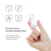 Мережевий зарядний пристрій ColorWay GaN Mini 35W PD Port PPS USB-C White (CW-CHS056PDC-WT) + кабель USB Type-C