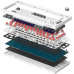 Клавіатура GamePro Genesis Warden MK160P White/Grey