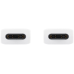 Кабель Samsung USB Type-C - USB Type-C (M/M), 1 м, White (EP-DA705BWRGRU) OEM