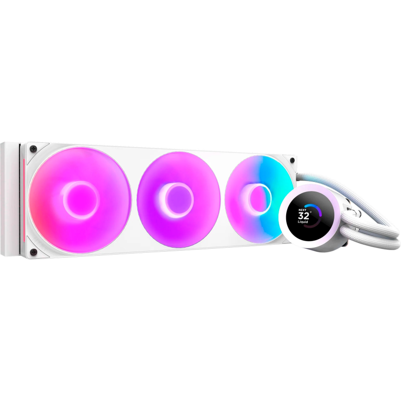 Система водяного охолодження NZXT Kraken Plus 360 RGB V2 White (RL-KR360-W2)
