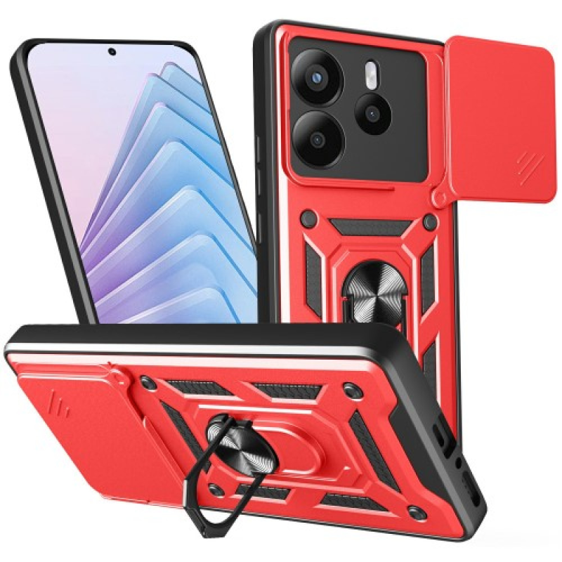 Чохол-накладка BeCover Military для Xiaomi Redmi Note 14 5G Red (713094)