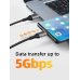 Кабель Cabletime USB - USB Type-C (M/M), 1 м, Black (CA40H)