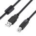 Кабель ColorWay USB - USB Type-B V 2.0 (M/M), 3 м, Black (CW-CBUB073-BK)