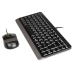 Комплект (клавіатура, миша) A4Tech Fstyler F1110 Grey USB