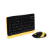 Комплект (клавіатура, миша) бездротовий A4Tech FG1110 Bumblebee USB