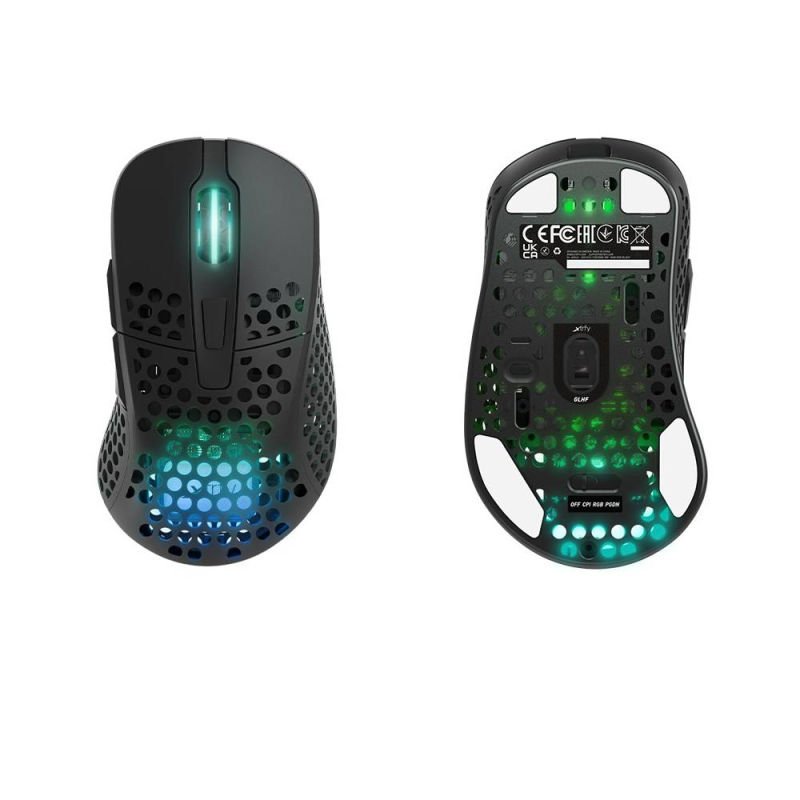 Миша бездротова Cherry Xtrfy M4 RGB Black (M4W-RGB-BLACK) 