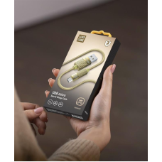 Кабель Luxe Cube Premium USB - micro USB (M/M), 1 м, золотистий (8889986489885)