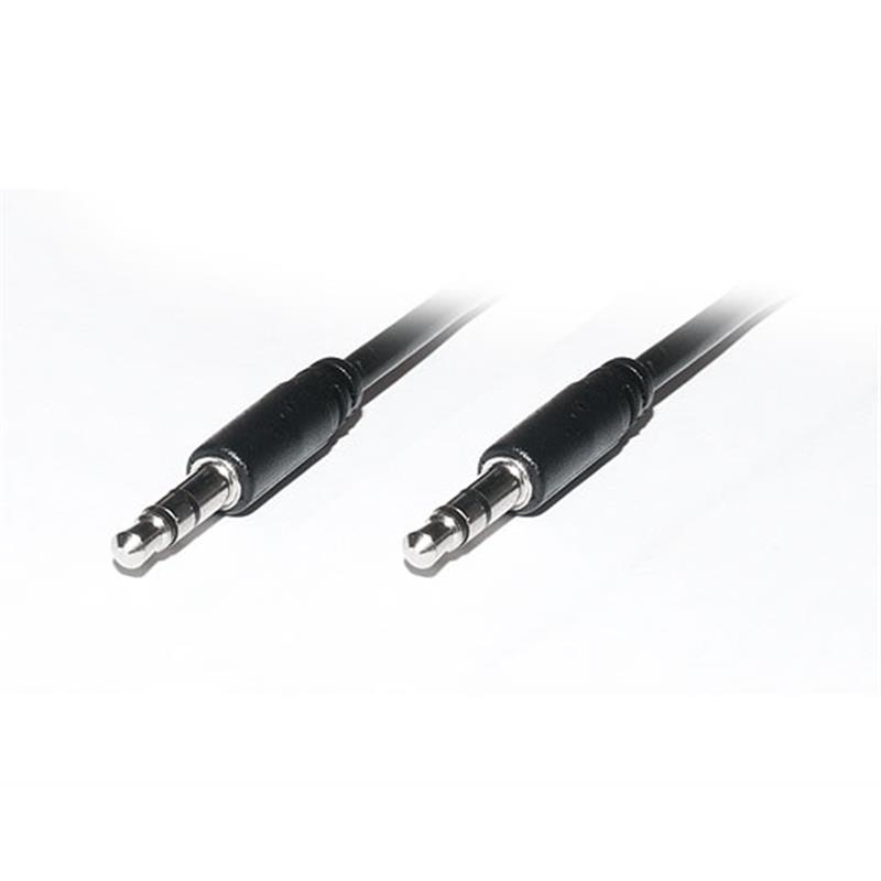 Аудіо-кабель REAL-EL Audio Pro 3.5 мм - 3.5 мм (M/M), 1 м, чорний (EL123500040)