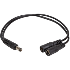 Адаптер PowerPlant DC - 2xDC (M/M), 5.5x2.1мм, Black (CA914890)
