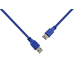 Кабель Prologix подовжувач USB (AM/AF), USB 3.0, 3 м, синій (PR-USB-P-11-30-3m)