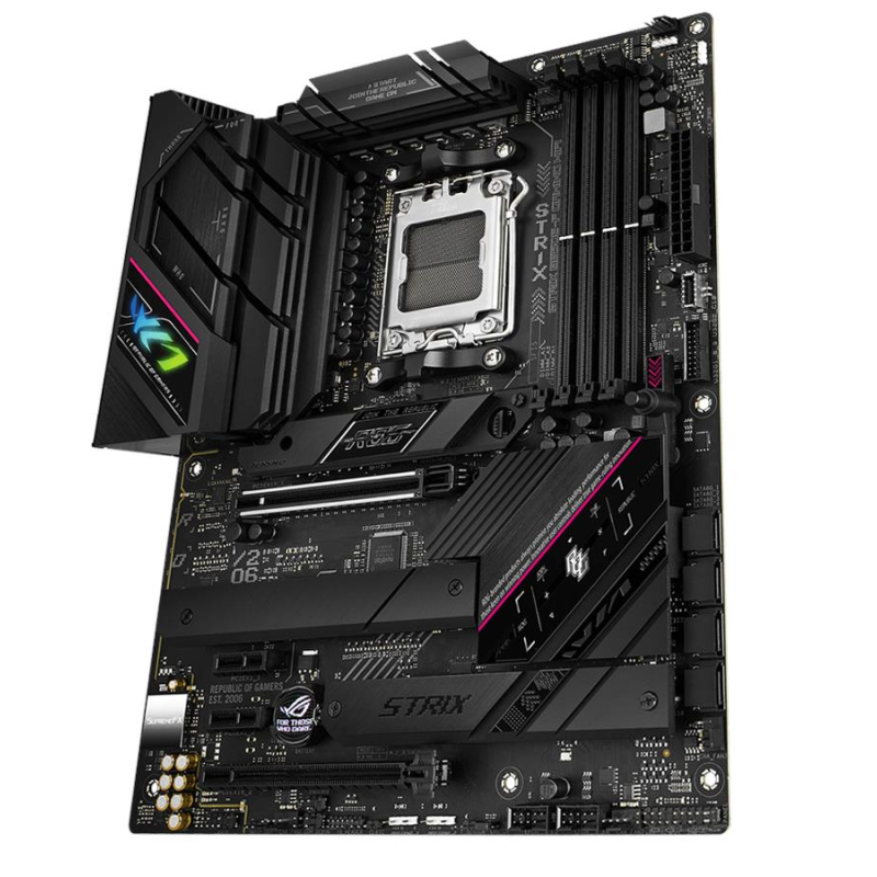 Материнcька плата ASUS ROG STRIX B650E-F GAMING WIFI sAM5 B650 4xDDR5 M.2 HDMI DP Wi-Fi BT ATX