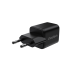 Мережевий зарядний пристрій Choetech (USB-C+USB-A) Black (PD5012-EU-BK)